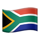 Südafrika Apple Emoji