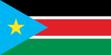 Flagge des Südsudan