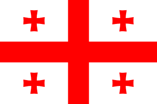 Flagge Georgiens