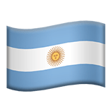Argentinien Apple Emoji
