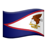 Amerikanisch-Samoa Apple Emoji
