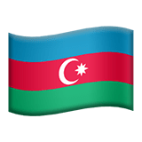 Aserbaidschan Apple Emoji