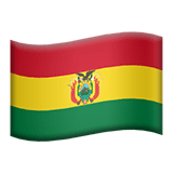 Bolivien Apple Emoji