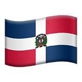 Dominikanische Republik Apple Emoji