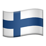 Finnland Apple Emoji