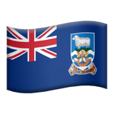 Falklandinseln Apple Emoji