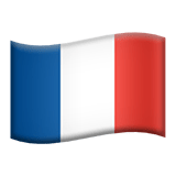 Frankreich Apple Emoji
