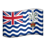 Britisches Territorium im Indischen Ozean Apple Emoji