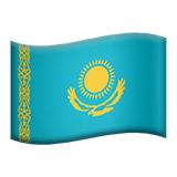 Kasachstan Apple Emoji