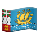 St. Pierre und Miquelon Apple Emoji