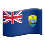 St. Helena, Ascension und Tristan da Cunha Apple Emoji