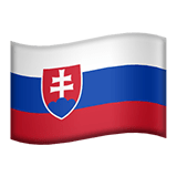 Slowakei Apple Emoji