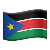 Südsudan Apple Emoji