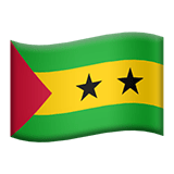 São Tomé und Príncipe Apple Emoji