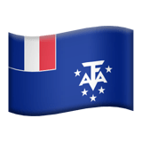 Französische Süd- und Antarktisgebiete Apple Emoji