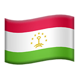 Tadschikistan Apple Emoji