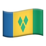 St. Vincent und die Grenadinen Apple Emoji