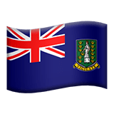 Britische Jungferninseln Apple Emoji