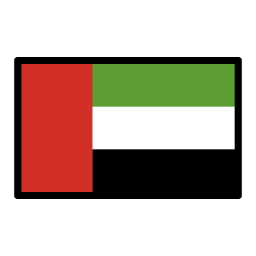 Vereinigte Arabische Emirate OpenMoji Emoji