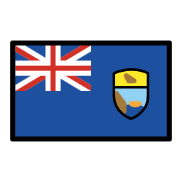 St. Helena, Ascension und Tristan da Cunha OpenMoji Emoji