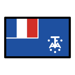 Französische Süd- und Antarktisgebiete OpenMoji Emoji