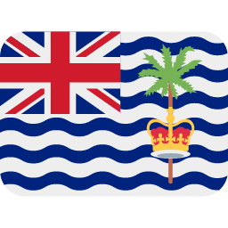 Britisches Territorium im Indischen Ozean Twitter Emoji