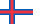 Flagge der Färöer