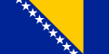 Flagge von Bosnien und Herzegowina