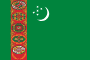 Flagge Turkmenistans