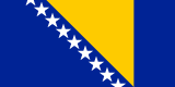 Flagge von Bosnien und Herzegowina