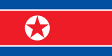 Flagge Nordkoreas