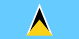 Flagge St. Lucias