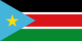 Flagge des Südsudan