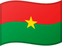 Flagge Burkina Fasos