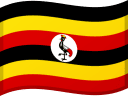 Flagge Ugandas