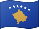 Flagge des Kosovo