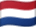 Flagge der Niederlande