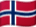 Flagge von Spitzbergen und Jan Mayen