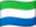 Flagge Sierra Leones