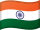 Flagge Indiens