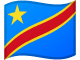 Flagge der Demokratischen Republik Kongo