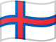 Flagge der Färöer