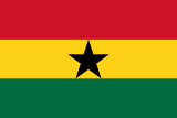 Flagge Ghanas