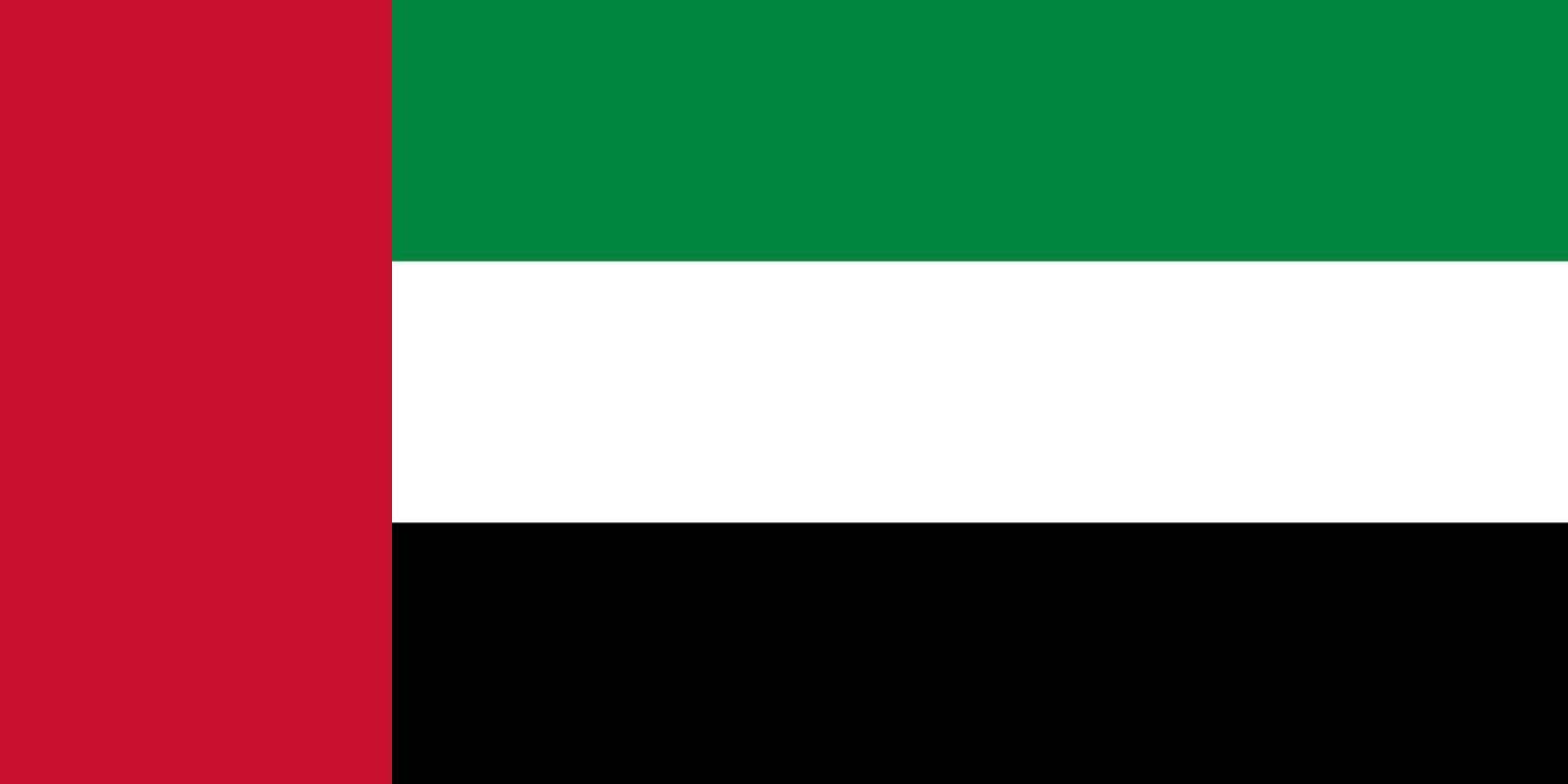 Flagge der Vereinigten Arabischen Emirate WeltFlaggen.de