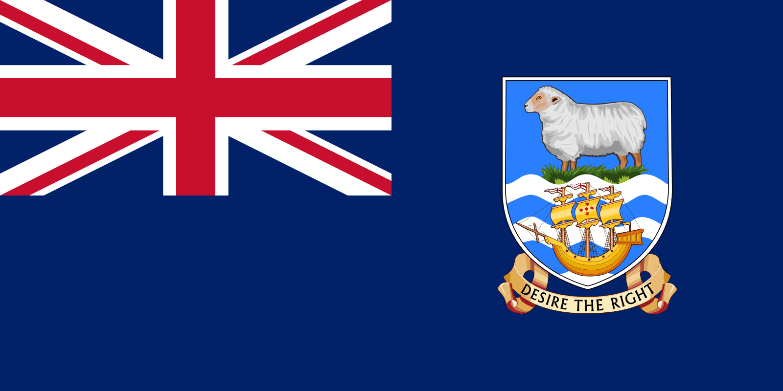 Flagge der Falklandinseln | Welt-Flaggen.de
