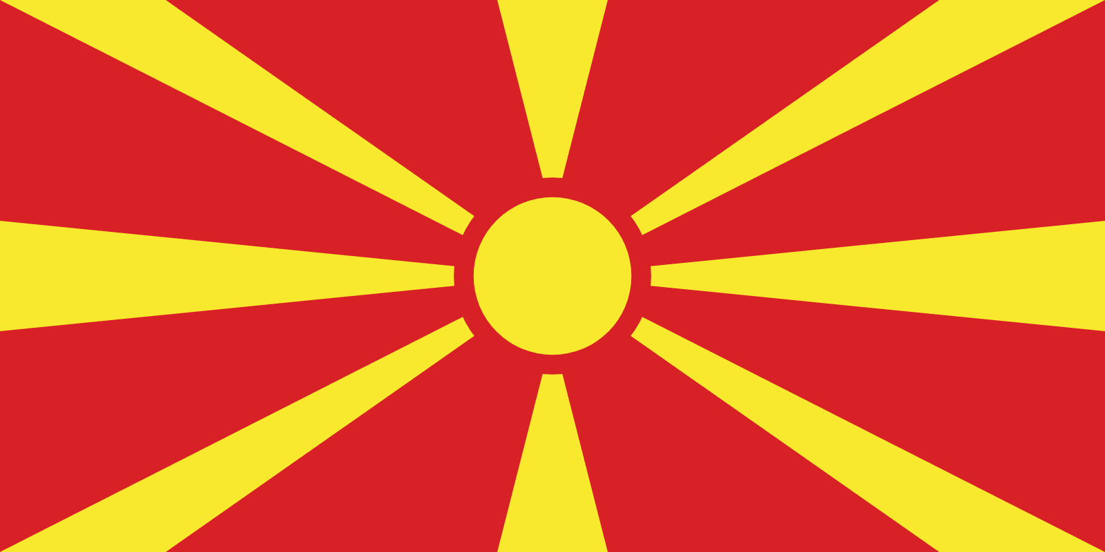 Flagge Nordmazedoniens Welt Flaggen de