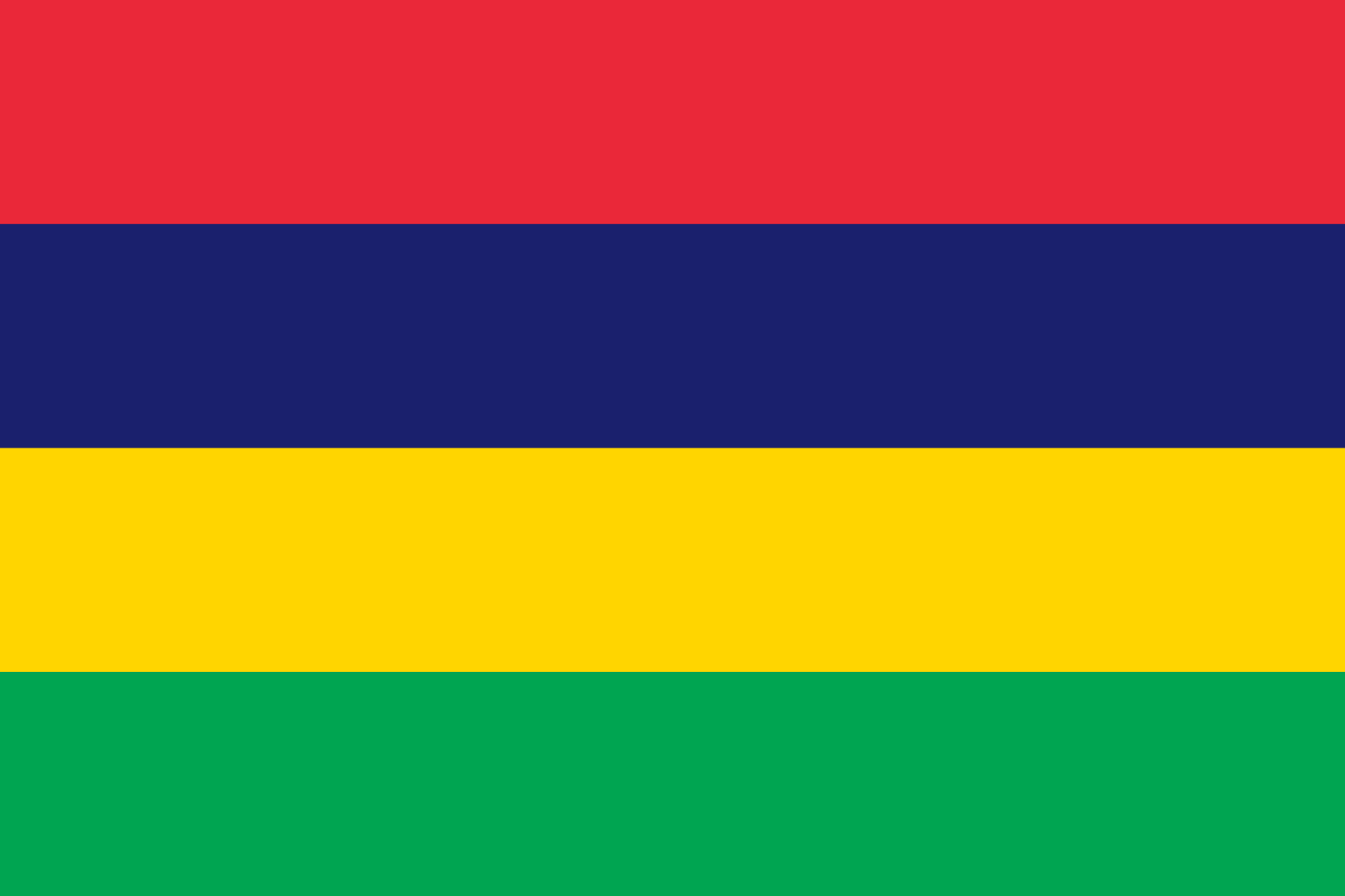 Flagge von Mauritius WeltFlaggen.de