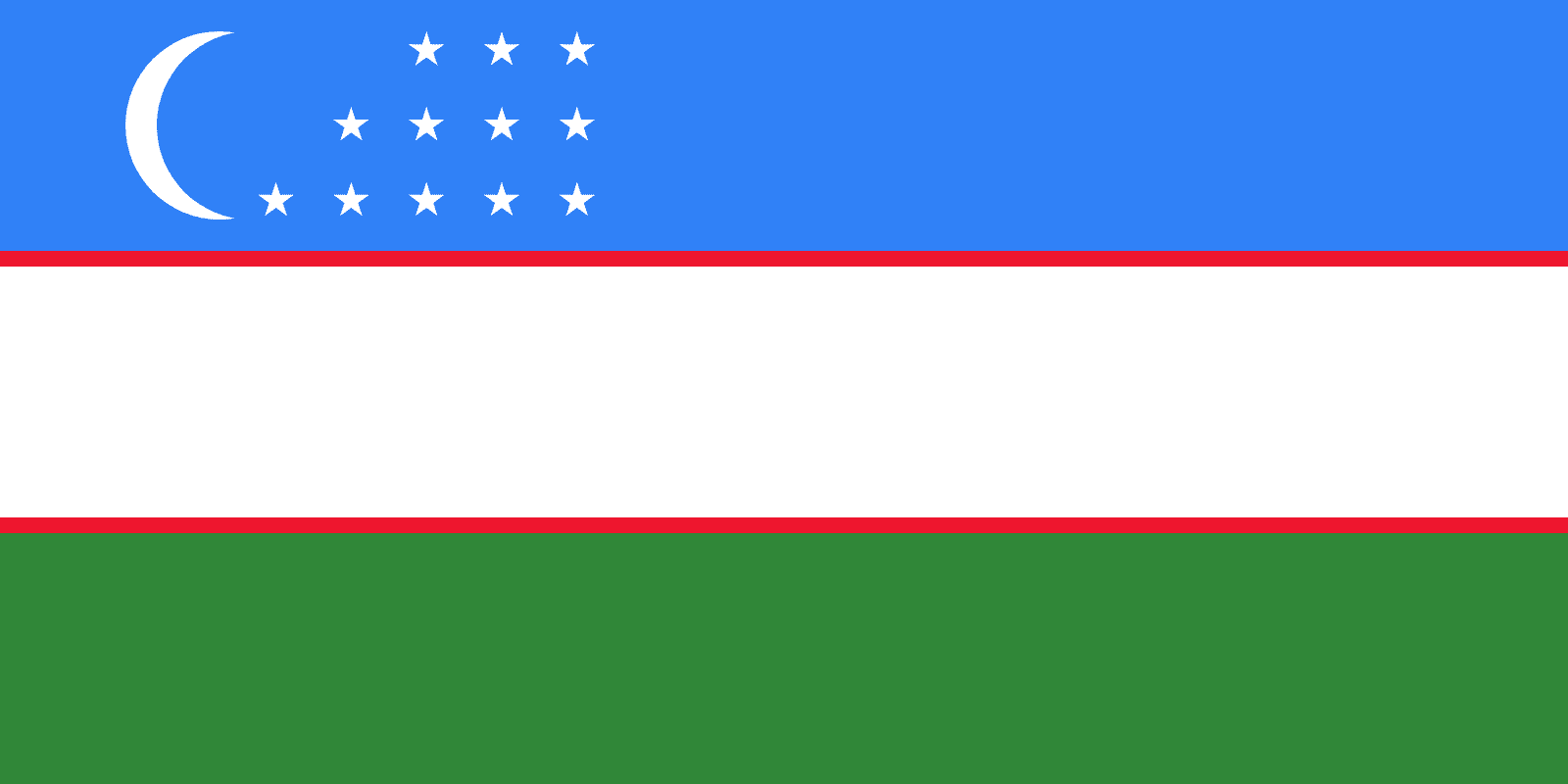 Flagge Usbekistans WeltFlaggen.de