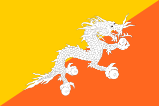 Flagge Bhutans