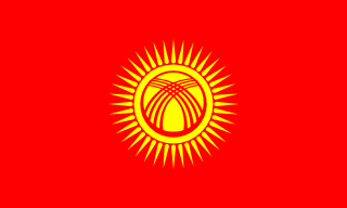 Flagge Kirgisistans